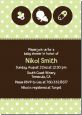 Modern Baby Green Polka Dots - Baby Shower Invitations thumbnail