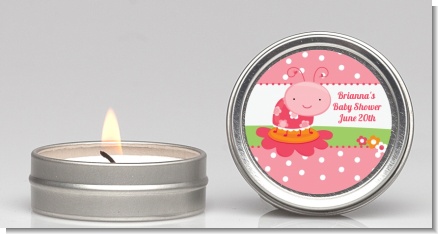 Modern Ladybug Pink - Birthday Party Candle Favors