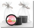 Modern Ladybug Pink - Birthday Party Black Candle Tin Favors thumbnail