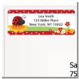 Modern Ladybug Red - Baby Shower Return Address Labels thumbnail