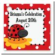 Modern Ladybug Red - Personalized Birthday Party Card Stock Favor Tags thumbnail