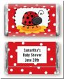 Modern Ladybug Red - Personalized Baby Shower Mini Candy Bar Wrappers thumbnail