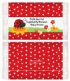 Modern Ladybug Red - Personalized Popcorn Wrapper Baby Shower Favors thumbnail
