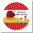 Modern Ladybug Red - Personalized Baby Shower Table Confetti thumbnail