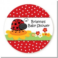 Modern Ladybug Red - Personalized Baby Shower Table Confetti