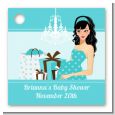 Modern Mommy Crib It's A Boy - Personalized Baby Shower Card Stock Favor Tags thumbnail