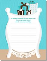 Modern Mommy Crib It's A Boy - Baby Shower Notes of Advice