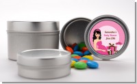 Modern Mommy Crib It's A Girl - Custom Baby Shower Favor Tins