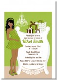 Modern Mommy Crib Neutral - Baby Shower Petite Invitations