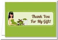 Modern Mommy Crib Neutral - Baby Shower Thank You Cards