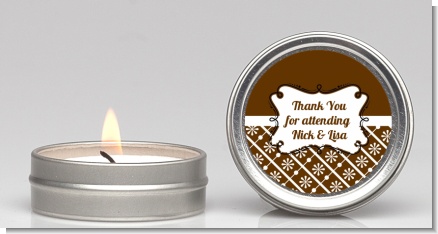 Modern Thatch Brown -  Candle Favors