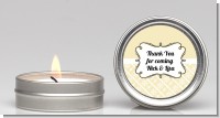 Modern Thatch Cream - Candle Favors
