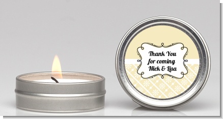 Modern Thatch Cream -  Candle Favors
