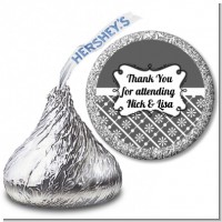 Modern Thatch Grey - Hershey Kiss Sticker Labels