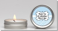 Modern Thatch Light Blue - Candle Favors