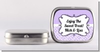 Modern Thatch Lilac - Personalized Mint Tins