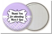Modern Thatch Lilac - Personalized Pocket Mirror Favors