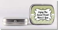 Modern Thatch Olive - Personalized Mint Tins