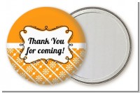 Modern Thatch Orange - Personalized Pocket Mirror Favors