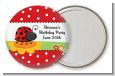 Modern Ladybug Red - Personalized Birthday Party Pocket Mirror Favors thumbnail