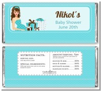 Modern Mommy Crib It's A Boy - Personalized Baby Shower Candy Bar Wrappers