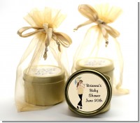 Mod Mom - Baby Shower Gold Tin Candle Favors