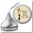 Mod Mom - Hershey Kiss Baby Shower Sticker Labels thumbnail