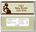 Mommy Silhouette It's a Baby - Personalized Baby Shower Candy Bar Wrappers thumbnail