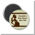 Mommy Silhouette It's a Baby - Personalized Baby Shower Magnet Favors thumbnail