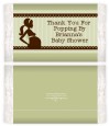 Mommy Silhouette It's a Baby - Personalized Popcorn Wrapper Baby Shower Favors thumbnail