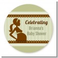 Mommy Silhouette It's a Baby - Personalized Baby Shower Table Confetti thumbnail