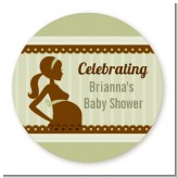 Mommy Silhouette It's a Baby - Personalized Baby Shower Table Confetti