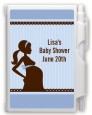Mommy Silhouette It's a Boy - Baby Shower Personalized Notebook Favor thumbnail