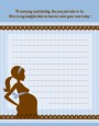 Mommy Silhouette It's a Boy - Baby Shower Notes of Advice thumbnail