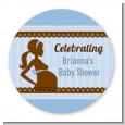 Mommy Silhouette It's a Boy - Personalized Baby Shower Table Confetti thumbnail