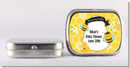 Mommy To Bee - Personalized Baby Shower Mint Tins