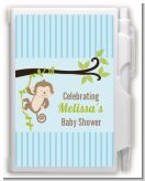 Monkey Boy - Baby Shower Personalized Notebook Favor