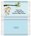 Monkey Boy - Personalized Popcorn Wrapper Baby Shower Favors thumbnail