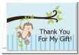 Monkey Boy - Baby Shower Thank You Cards thumbnail
