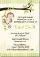 Monkey Neutral - Birthday Party Invitations thumbnail
