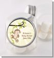 Monkey Neutral - Personalized Baby Shower Candy Jar thumbnail
