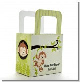 Monkey Neutral - Personalized Baby Shower Favor Boxes