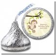 Monkey Neutral - Hershey Kiss Baby Shower Sticker Labels thumbnail