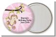 Monkey Girl - Personalized Birthday Party Pocket Mirror Favors thumbnail