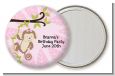 Monkey Girl - Personalized Birthday Party Pocket Mirror Favors thumbnail