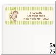 Monkey Neutral - Birthday Party Return Address Labels thumbnail