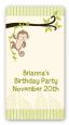 Monkey Neutral - Custom Rectangle Birthday Party Sticker/Labels thumbnail