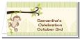Monkey Neutral - Personalized Baby Shower Place Cards thumbnail
