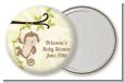 Monkey Neutral - Personalized Baby Shower Pocket Mirror Favors thumbnail