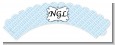 Modern Thatch Light Blue - Personalized Everyday Party Cupcake Wrappers thumbnail